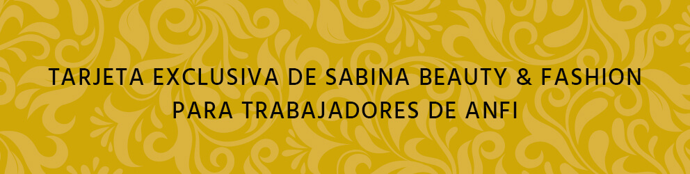 Tarjeta Sabina para empleados Anfi